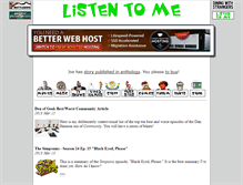 Tablet Screenshot of listentome.net